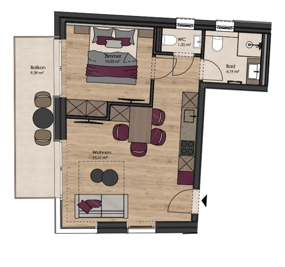 Fp Appartements By We Rent, Summercard Included Капрун Екстериор снимка